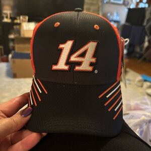 Bass Pro Shops Stewart Haas Racing #14 NASCAR Hat Adjustable Strap One Size NWT